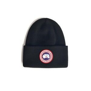 Canada Goose Black Wool Beanie - NWT